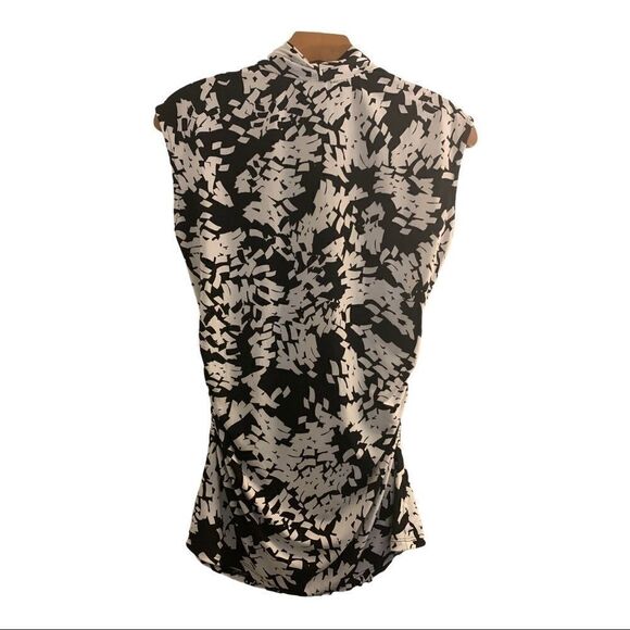 Vince Camuto Sleeveless Confetti Print Blouse Top - Picture 2 of 5